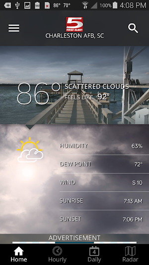 WCSC Live 5 Weather Screenshot 0