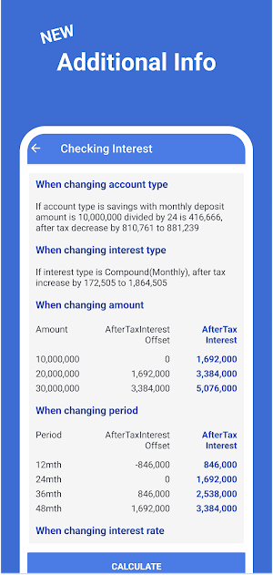 Multi Interest Calculator Screenshot 1