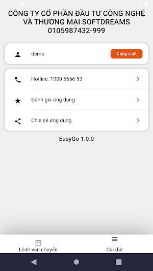 Easy Transport Screenshot 1