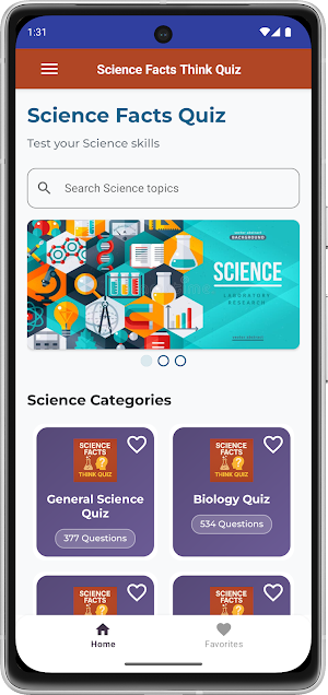 Science Facts Think Quiz Screenshot 3