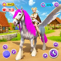 Unicorn Horse Stable Care Game