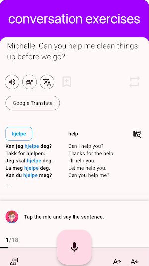 Norwegian - Listening Speaking Screenshot 3