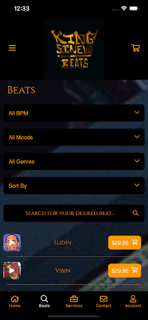 KingSiNevo Beats Screenshot 1