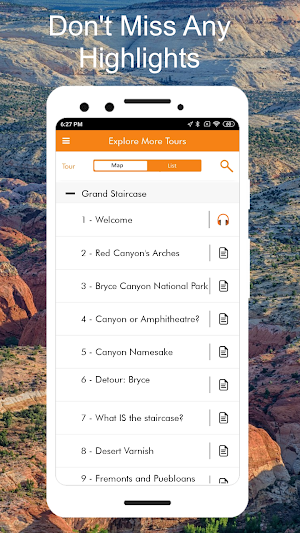 Grand Staircase Escalante Utah Driving Tour Screenshot 2