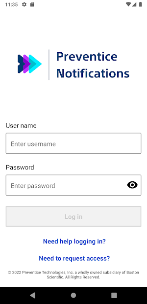 Preventice Notifications Screenshot 1