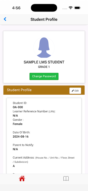 NDSSM Mobile Portal Screenshot 1