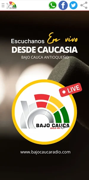 Bajo Cauca Radio FM Screenshot 0