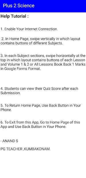 Plus 2 Science EM Screenshot 1