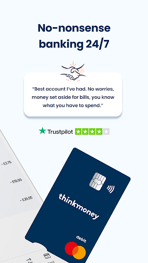 thinkmoney - mobile banking Screenshot 1