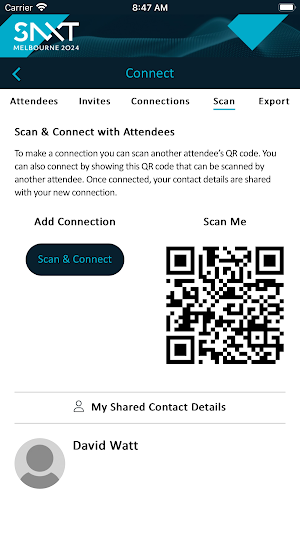 SportNXT Delegate App Screenshot 2