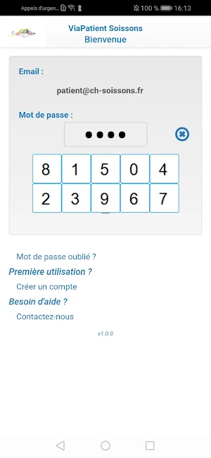 ViaPatient - CH Soissons Screenshot 0