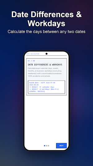 Date Periods Calculator Screenshot 1