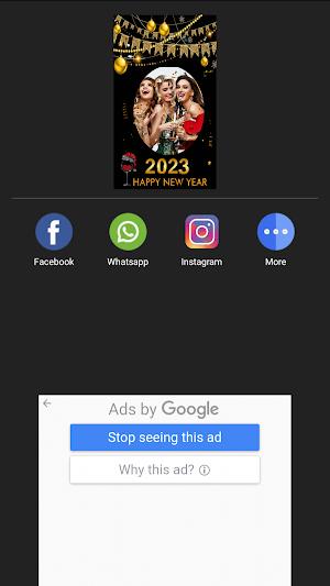 New year photo frame 2023 Screenshot 2