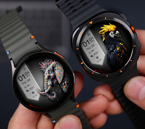 Crazy Animals Watch Face Screenshot 3