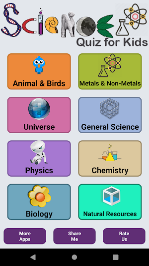 Science Quiz for kids Screenshot 0