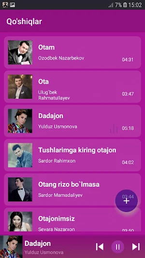 Otalar haqida qo`shiqlar Screenshot 2