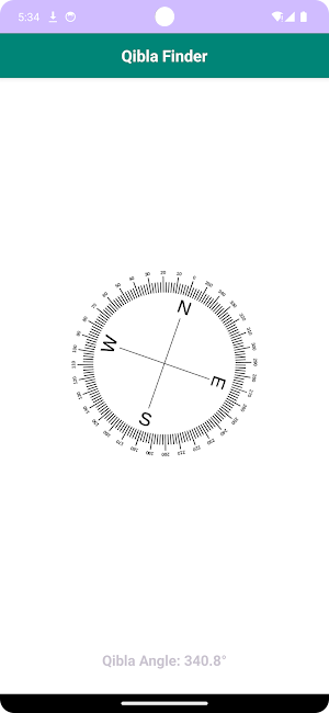 Qibla finder Screenshot 1