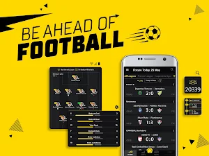 Live Score: football scores, fixtures & statistics Screenshot 0