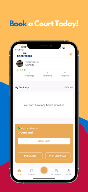 Dreamland Pickleball Screenshot 1