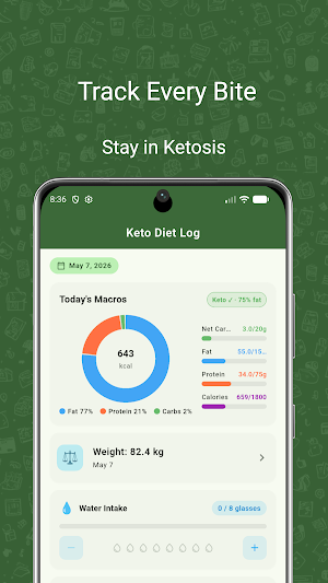 Keto Diet Log Screenshot 0