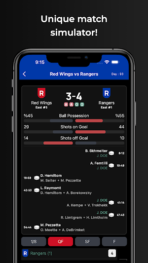 Hockey Career Game: Ice Legend Screenshot 1