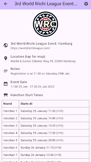 World Riichi Tournaments Screenshot 0