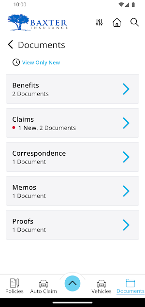Baxter Insurance Screenshot 2