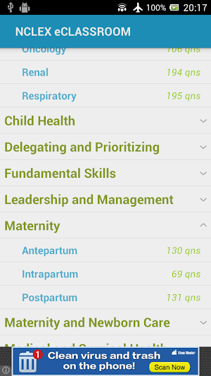 NCLEX Question Bank Screenshot 1