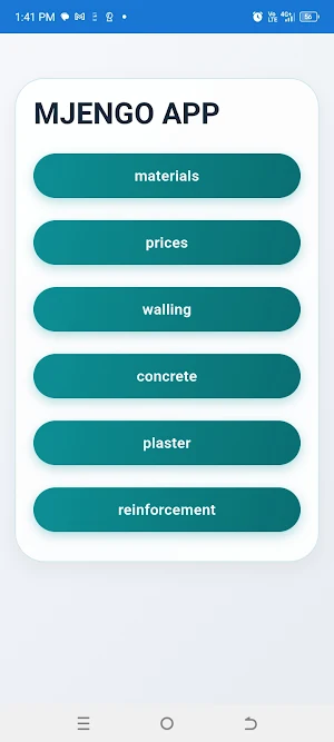 Mjengo app Screenshot 0