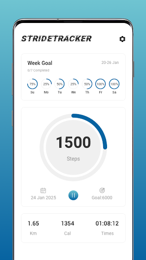 StrideTracker - Pedometer Screenshot 0