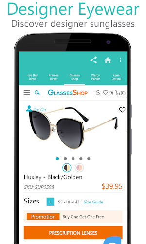 Glasses Shopping USA - Sunglasses & Eyewear Screenshot 3