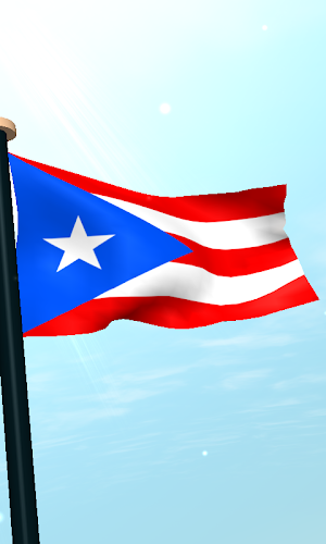 Puerto Rico Flag 3D Free Screenshot 3