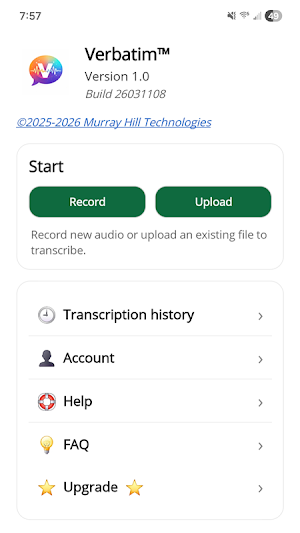 Verbatim AI Screenshot 0