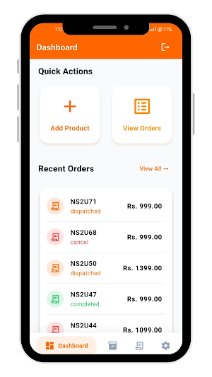 Neshop Supplier: Seller Portal Screenshot 1