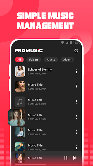 ProMusic: TubeMusic Player Screenshot 1