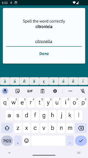 BOT Spelling: Proofreading Screenshot 2