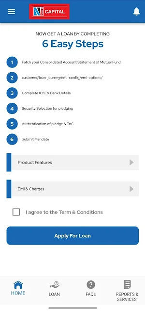 NJ Capital Customer Screenshot 1