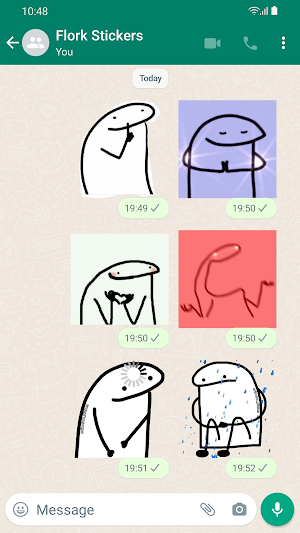 Flork Stickers WAStickerApps Screenshot 2