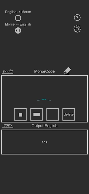 Morse Code Translate Converter Screenshot 2