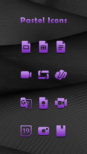 Pastel Purple Icons Screenshot 1
