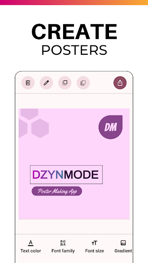 DzynMode: Offline Poster Maker Screenshot 1