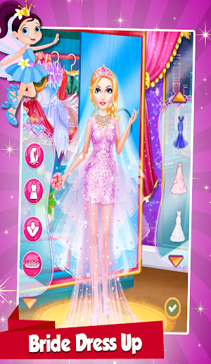 Dress Up Beautiful Bride Wedding Games Screenshot 1
