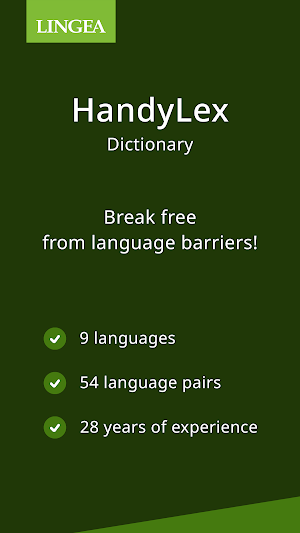 Lingea HandyLex Dictionary Screenshot 0