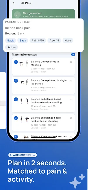 Pocket Physio: Exercise Plans Screenshot 3
