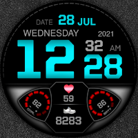 PW32 Time Digits Watch