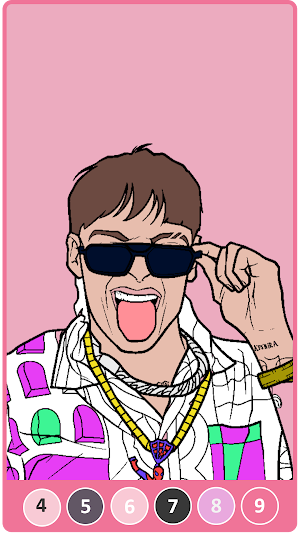 Peso Pluma Coloring ASMR Screenshot 0