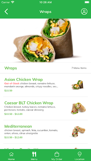 Fresh Healthy Cafe MO Screenshot 2