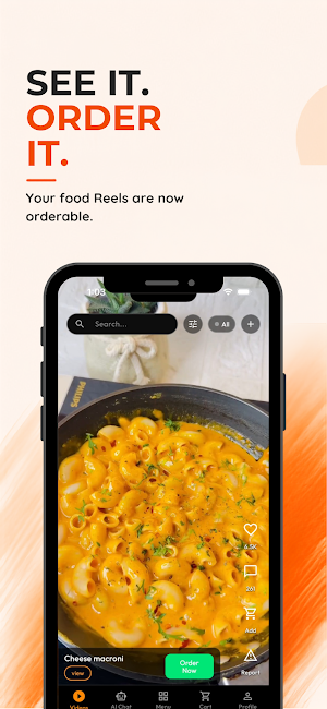 RTOR: Food Delivery from Reels Screenshot 0