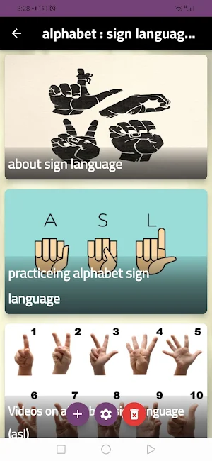 alphabet : sign language (asl) Screenshot 0