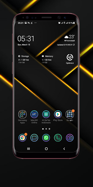 Black Gold Wallpaper Screenshot 0